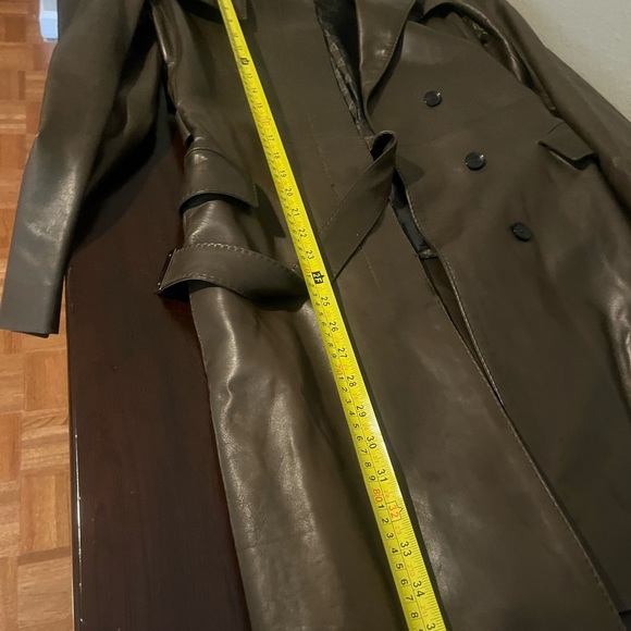 GUCCI. leather trench coat - Picture 10 of 15